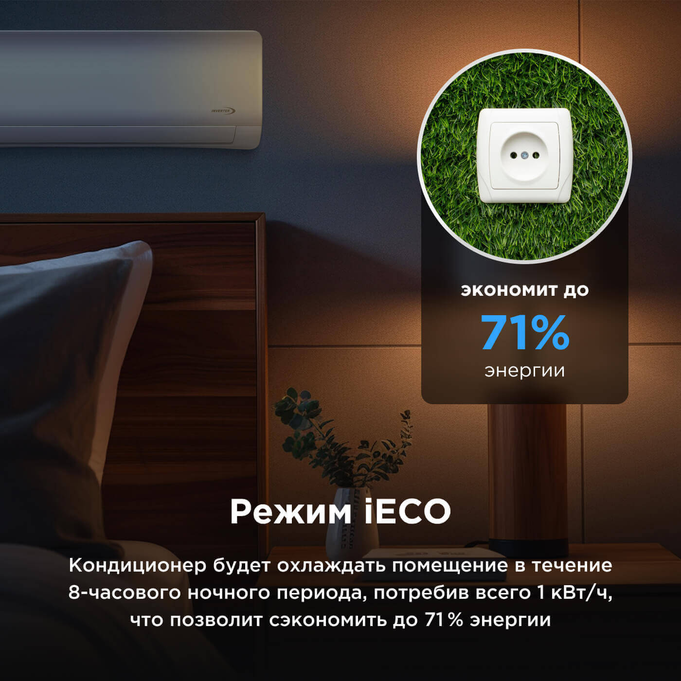 MIDEA PARAMOUNT. MSAG1-18N8D0-I/MSAG1-18N8D0-O Inverter. Функция iECO. Самоочистка по технологии Self-clean. Wi-Fi модуль (ОПЦИЯ). изображение 36 купить в Минске